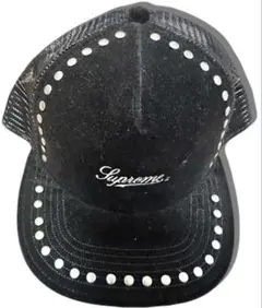 Supreme シュプリーム メッシュキャップ ブラック スタッズ付き 正規品
