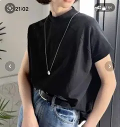classicalelf 大人のモックネックシンプルTシャツのサムネイル