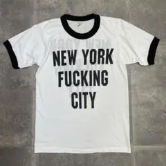70s 80s ヴィンテージ　tシャツNEW YORK FUCKING CITY