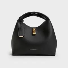 CHARLES & KEITH チャンス バケットバッグ ブラック