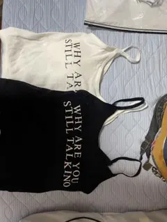 キャミソール2枚セット（白・黒）