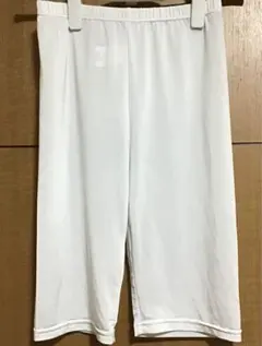 中古 5分丈 ヨガ ピラティスパンツ ホワイトM~L