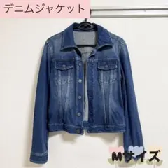 デニムジャケット　レディース　ブルー系　カジュアル