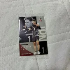 バレーボール トレカ 西田有志 ノーマルカード