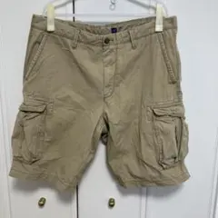 GAP ギャップ ワイドカーゴショーツ ベージュ 36ゴープコアold 90sのサムネイル