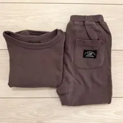 値下げ‼️マーキーズ　長袖セットアップ　95cm ブラウン