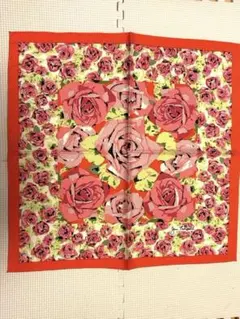 JIM THOMPSON ジムトンプソン　タイシルク　スカーフ　薔薇