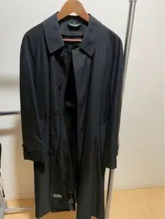 ラルフローレン　黒トレンチコート