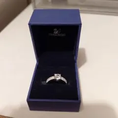 Swarovski ダイヤモンドカットクリスタルリング