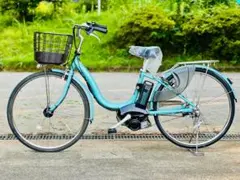 YAMAHA PAS SION-U20型電動アシスト自転車 極上車シアンブルー - メルカリ