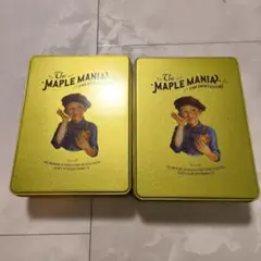 メープルマニア　空き缶 2つセット 今年で廃盤
