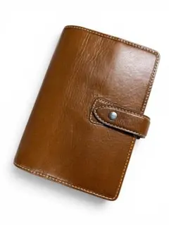 Filofaxマルデン・システム手帳・ブラウン・アンティークレザー・中古 