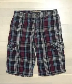 新品タグ付き Town & Country チェックカーゴショートパンツ y2kのサムネイル