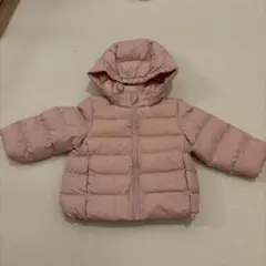 UNIQLO ベビー 中綿アウター ピンク 80cmのサムネイル