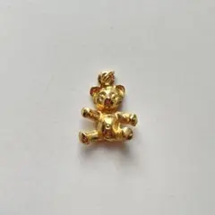 ペンダントトップ テディベア ゴールド
