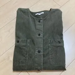 【美品】ユニクロコーデュロイロングシャツジャケットL