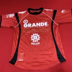 GRANDE フットサルシャツ SAMURAI JAPAN レッド　サイズMのサムネイル