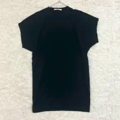 UNIQLO ユニクロ カシミヤ100%半袖トップス S 上質素材 春夏