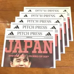 PITCH PRESS 日本代表ホームジャージ 5部セット