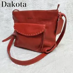 Dakota ダコタ シャーロット レザー ショルダーバッグ レッド
