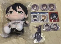 にじさんじ　剣持 刀也　缶バッジ ぬいぐるみ　アクスタ ステッカー セット