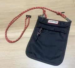 HUNTER ハンター サコッシュ ショルダー バッグ 黒