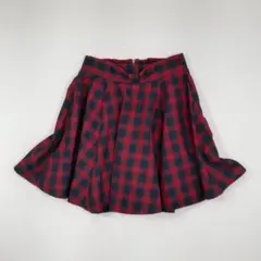 OLIVEdesOLIVE オリーブ デ オリーブ 赤 チェック柄スカート