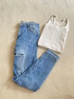 春夏にむけて♡2点コーデ売りGRLデニム&タンクトップ