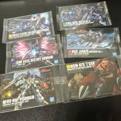 ガンダムウエハース　6枚のサムネイル