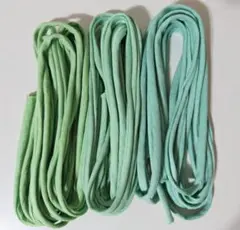 手染めTシャツヤーン　紫　緑グラデーション