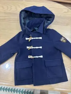 ネイビー フード付き ダッフルコート