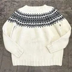 MORRIS & SONS フェアアイル柄セーター