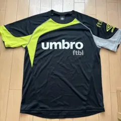 Umbro スポーツウェア シャツ Mサイズ 黒 黄緑