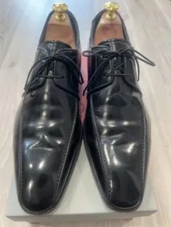 ブラックレザードレスシューズ