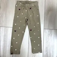 【100cm】GAP ミニー×ハート レギンス スパッツ 薄手