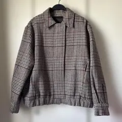 チェック柄カジュアルジャケット　ZARA Mサイズ
