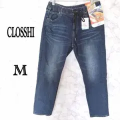 新品タグ付 しまむら CLOSSHI らくっとキレイデニムパンツ M ストレッチのサムネイル