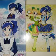 公*o様 ポストカード アニメイト特典 制服ブロマイド アイカツ 霧矢あおい き