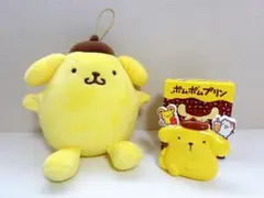 【美品】ポムポムプリン　マシュマロタッチぬいぐるみ　ハッピーセット　おまけ付き
