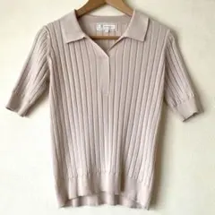 ロペピクニック　五分袖　ニットポロ