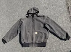 90s カーハート アクティブジャケット ダック地 フェード ワークジャケット