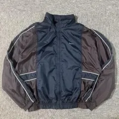 90s ナイキ ナイロンジャケット M マルチ ハーフジップ フルジョ 