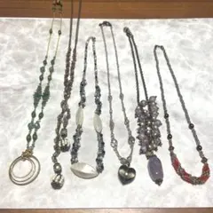 ハンドメイドネックレス6点セット3