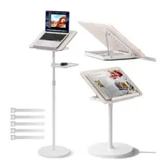 【送料無料・即購入◎】美品 高さ調整可 多機能パソコンスタンド【即日〜翌日発送】のサムネイル