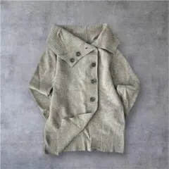 00s vintage ウール100% ニット カーディガン カジュアル y2k