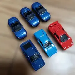 ミニカー　６個まとめ売り 　全長2cm