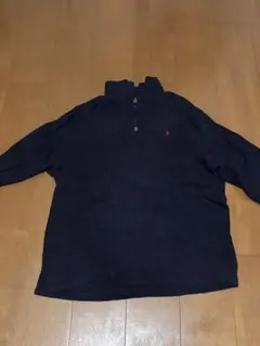 Polo by Ralph Lauren ネイビー ハイネック　ジップ付き