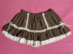 lizlisa 希少 00s ファーフリルキュロット スカパン - メルカリ