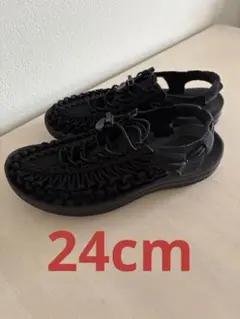 KEEN ユニーク ブラック 24cm