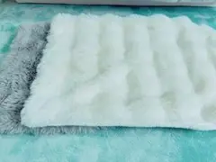 ふわふわꪔ̤̮ ♡ラビットファー/ピローカバー ②点セット